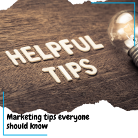 Marketing tips (Click to zoom)